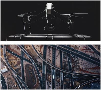 disaster mapping by a drone