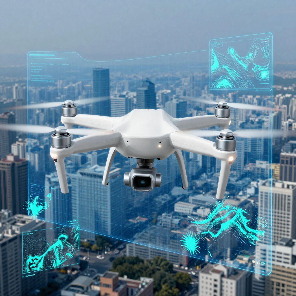 freepik plain blank modern drone flying over cityscape wit 8024